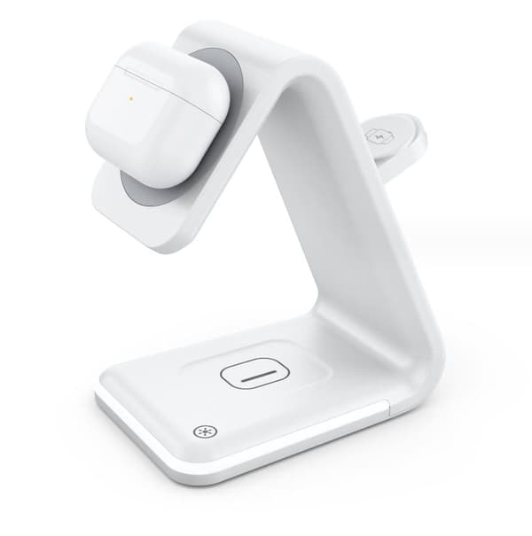 Apple Fast 3-i-ett trådlös laddare - Vit