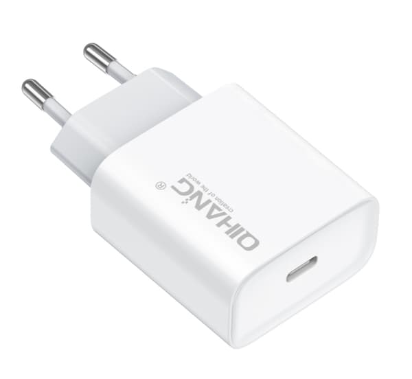 Quick Charge Wall Charge 20W + Lightning Kabel 2 Meter Hvid