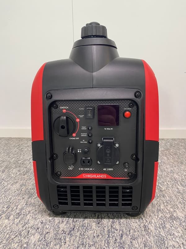 Reservel 2,2 kW, tyst 50 dB, bensindrivet elverk