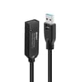 Miniatyrbillede 1 af 5: Lindy 10m USB 3.0 aktiv udvidelse type A til C 10m udvidelse til en USB type C enhed på en USB type A computer (43376)