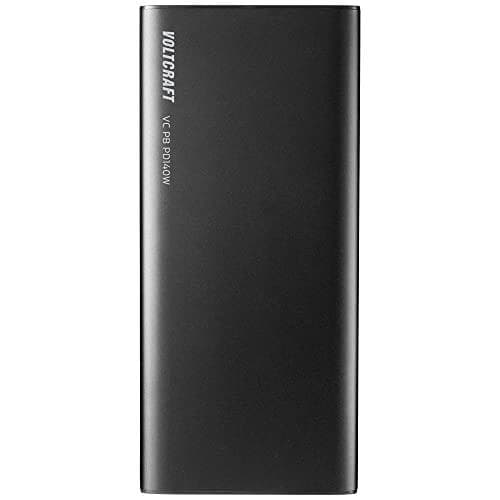 VOLTCRAFT VC PB PD140W Powerbank 22400 mAh Quick Charge 3.0, Power Delivery 3.0 Li-Ion Sort (mat) statusdisplay (VC-13167615)