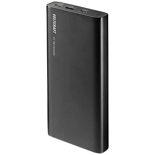 VOLTCRAFT VC PB PD140W Powerbank 22400 mAh Quick Charge 3.0, Power Delivery 3.0 Li-Ion Sort (mat) statusdisplay (VC-13167615)