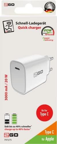 2GO 797275 Oplader til mobilenheder hvid indendørs (797275)
