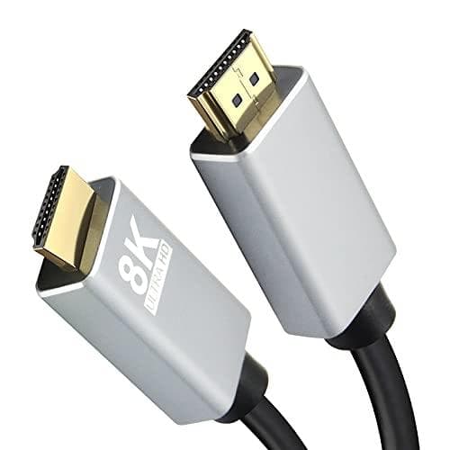 Helos tilslutningskabel, HDMI stik/stik, PREMIUM 8K, 1,0 m, sort HDMI 2.0 stik/stik, PREMIUM, TPE ydre kappe - yderst fleksibelt, aluminiumshus, 3840