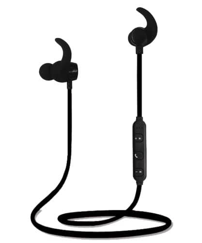 2GO Active BT1 - Kuulokkeet - in-ear - puhelut/musiikki - musta - moninäppäin - toisto/tauko - kappale < - sijainti > - äänenvoimakkuus + - äänenvoima