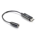 Miniatyrbillede 1 af 4: C2G USB C til Aux (3,5 mm) adapter - USB C lydadapter - USB-C til jack adapter - 24 ben USB-C han til stereo mini-jack hun
