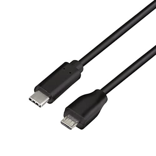 LogiLink USB 2.0 -kaapeli, C/M - Micro-USB/M 1,00m musta (CU0197)
