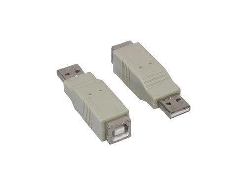 Gode forbindelser - USB-adapter- USB Type A (M) -> USB Type B (W)