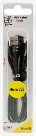 Miniatyrbillede 2 af 2: 2GO 797303 USB-kabel 1 m USB B Micro-USB B Sort (797303)