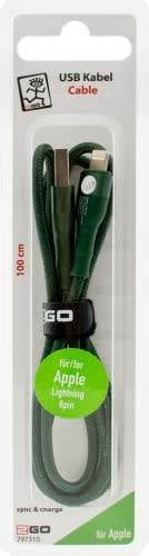 2GO 797310 USB-kaapeli 1 m USB B Lightning Green (797310)
