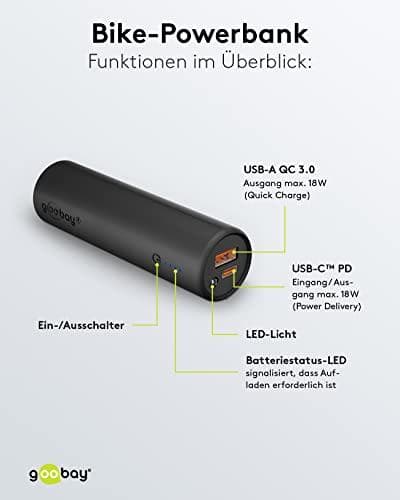 Goobay Bike Power Bank 5.0 (5.000 mAh) (60656)