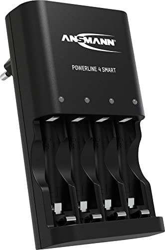 Ansmann Powerline 4 Smart rundcelleoplader NiCd, NiMH Micro (AAA), Mignon (AA) (990-00113)