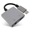 Miniatyrbild 1 av 6: USB-C ljudadapterkabel till 3,5 mm-jack + PD 30W (33054F)