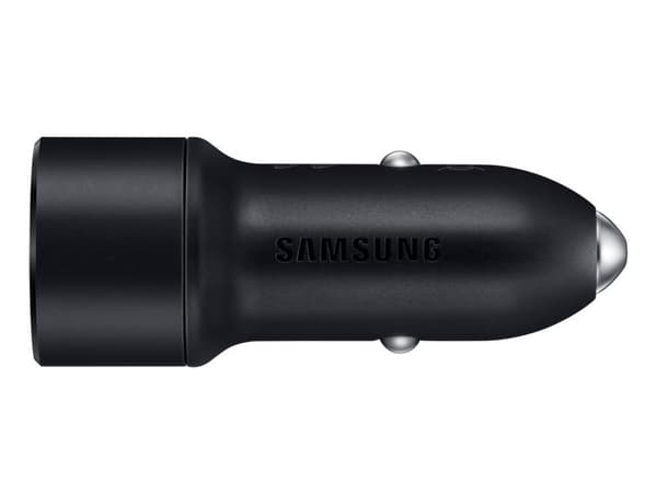 Samsung EP-L1100 Dual USB autolaturi / pikalaturi 15W - musta musta