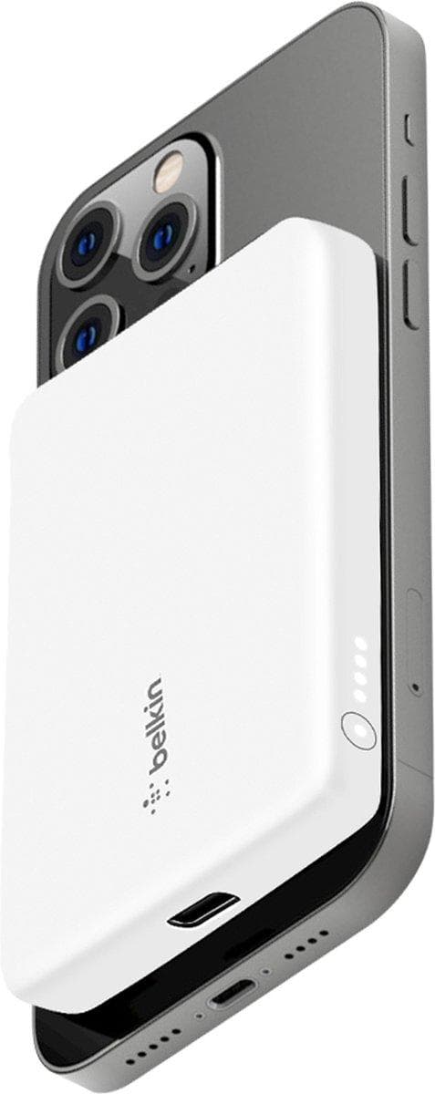 Belkin BPD002BTWH varavirtalähde 2500 mAh Langaton lataus Valkoinen