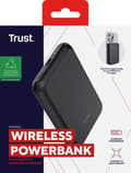 Pikkukuva 8 / 8: Trust Magno - Induktiivinen virtapankki - Li-Ion - 5000 mAh - 18,5 Wh - 15 Watt - 3 A (24-nastainen USB-C) - Musta