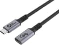 Miniatyrbild 1 av 2: MicroConnect Premium - USB-förlängningskabel - 24-polig USB-C (M) till 24-stift USB-C (W) - USB 3.2 Gen 2x2 5 A - 2.0m - inomhus, stöder 4K 60 Hz (384