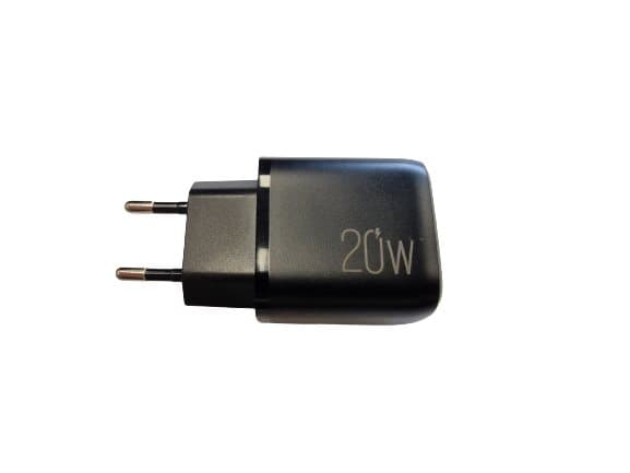 Audix 20W Adapter PD/QC3.0 - USB C + A - Svart
