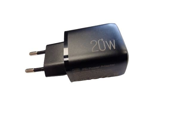 Audix 20W Adapter PD/QC3.0 - USB C + A - Svart