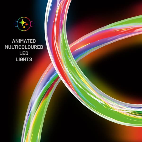 Stealth Light Up Charging Cables Multiformat - 2m Twin Pack