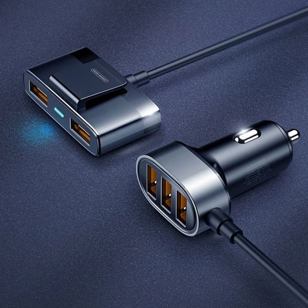 Joyroom Multi Car Charger 5x USB 6.2A med hurtig opladning