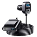 Miniatyrbillede 1 af 3: Joyroom Multi Car Charger 2xUSB-C PD + 2xUSB QC3.0 72W - Sort