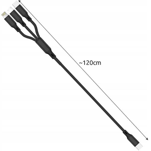 3-i-1 - QC 3.0 Laddare för iPhone, Samsung, Huawei, Xiaomi m.m.