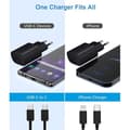 Miniatyrbild 3 av 4: Samsung 25 W USB C-laddare - Snabb med 1 m USB C-laddarkabel - PD3.0&amp;PPS - Svart