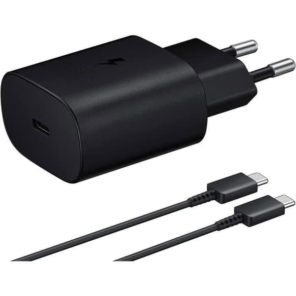 Samsung 25W USB C-laddareuttag, snabb USB C-laddare med 1m USB C-laddarkabel, PD3.0&amp;PPS typ C väggladdare [552]