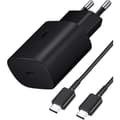 Miniatyrbild 1 av 4: 25W USB C snabbladdare för Samsung, PD 3.0 USB C Power Delivery Laddare med 1,2M USB C-kabel Kompatibel med Samsung Galax135