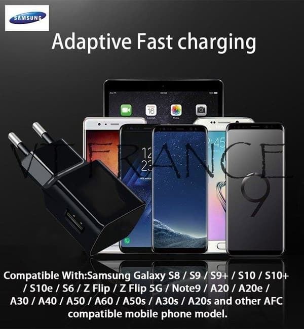 Samsung 15w snabbladdare med USB-C-kabel, Färg: Vit