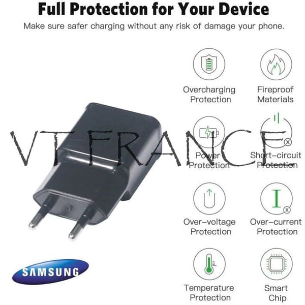 Samsung 15w snabbladdare med USB-C-kabel, Färg: Vit