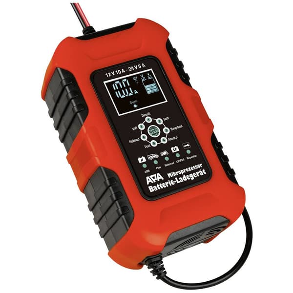 APA Batterieladegerät 12/24V 10A 16649 Billaddare 12 V, 24 V 10 A 5 A