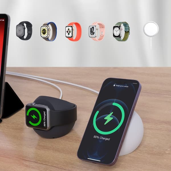 2-i-1 MagSafe og Apple Watch opladerstander