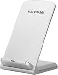 Miniatyrbilde 1 av 2: White Wireless Desktop Stand Charger Qi-Certified 10W Fast Charge For  MOTOROLA MOTO G POWER 5G