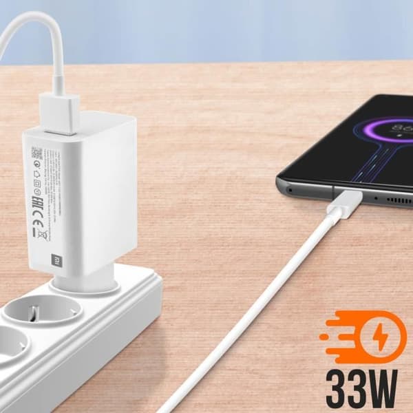 USB Väggladdare - Xiaomi - MDY-11-EZ - 33W - Snabbladdning - Säker Laddning