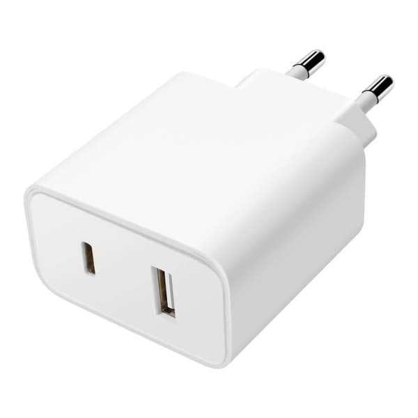 Original Xiaomi USB + USB-C 33W nätladdare Vit