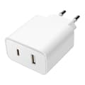 Miniatyrbild 1 av 4: Original Xiaomi USB + USB-C 33W nätladdare Vit