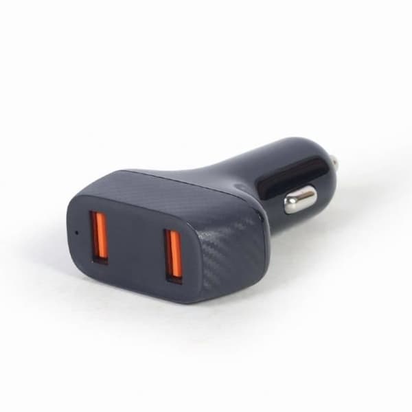 GEMBIRD mobiltelefonladdare Svart Bil - TA-U2QC3-CAR-01 Svart