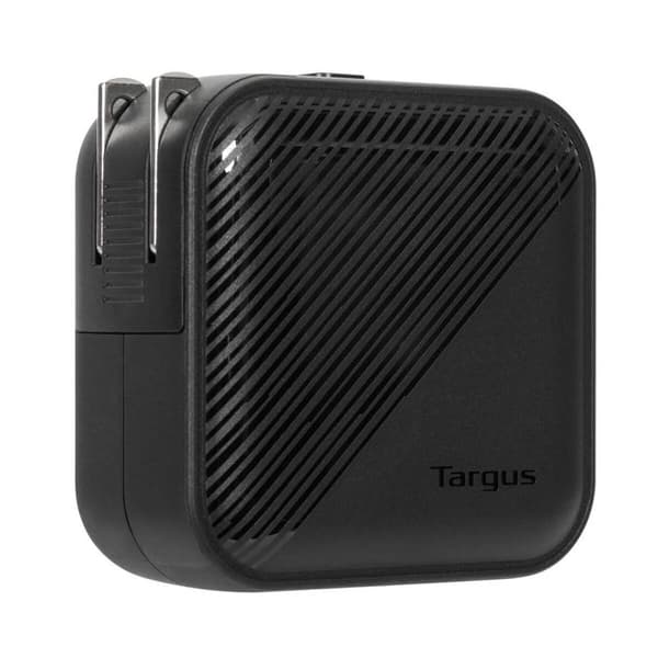 Targus APA803GL, inomhus, AC, Svart TARGUS 65W GAN LADDARE ADAPTER LADDARE - MULTI PORT - MED READAPTER är en