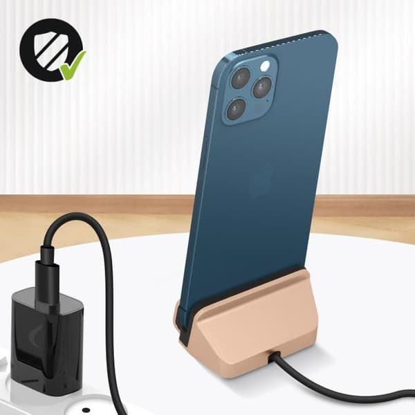 Laddningsdocka iPhone Quick Charge Rose Gold