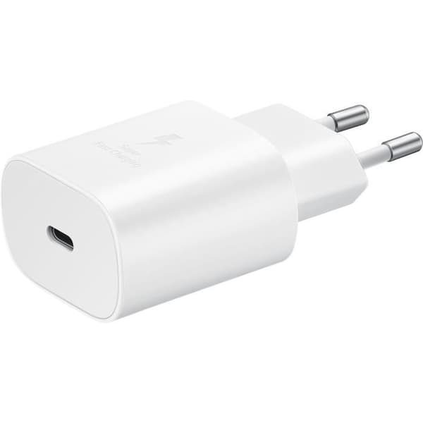 FAST nätladdare - 25W - SAMSUNG - USB Typ C-port (utan kabel) - Vit Vit