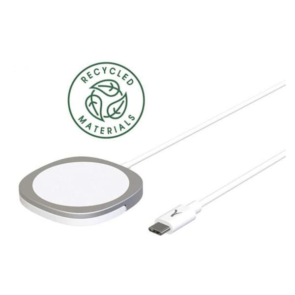 Trådlös laddare - AKASHI - ALTMAGS15W - Snabbladdning - Med MagSafe magnetfäste - Eco