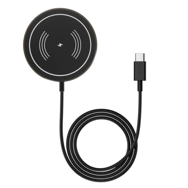 MagSafe-laddare - LinQ - 15W - LED-indikatorer - Kompatibel med QI - Kompakt design