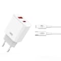 Miniatyrbild 1 av 2: iPhone snabbladdare 20W – USB-C PD-adapter med lightningkabel