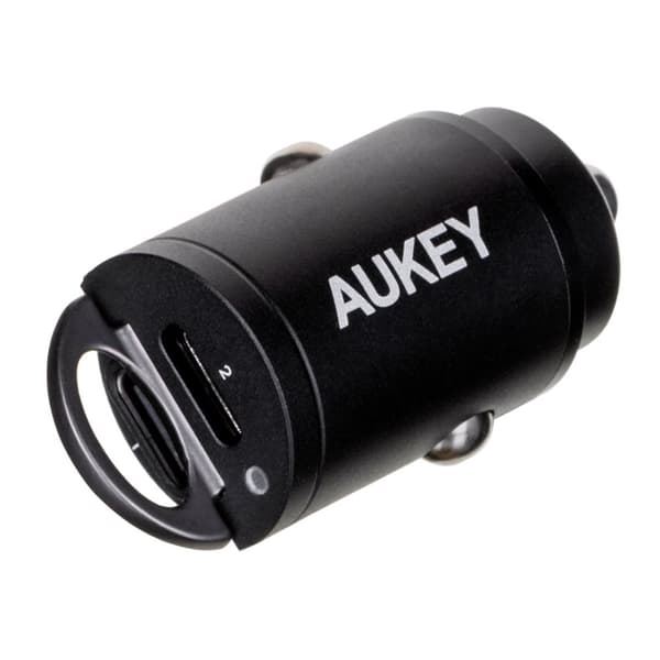 AUKEY CC-A4 mobilladdare Svart Auto Svart