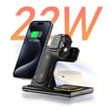 Miniatyrbild 4 av 4: Laddstation 3 i 1 - LinQ - MagSafe 15W - Laddare för iPhone, AirPods, Apple Watch - Svart