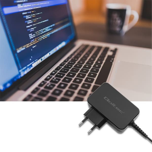Qoltec 51027 oplader | 65W | 5-20,3V | 2-3,25A | USB type C | PD