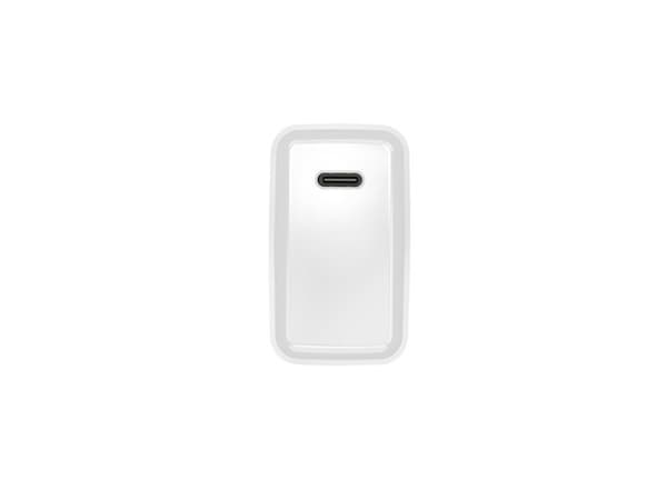 NATEC USB OPLADER RIBERA USB-C 20W PD HVID