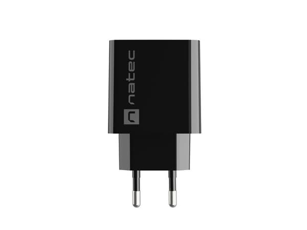 NATEC USB OPLADER RIBERA 18W USB-A SORT
